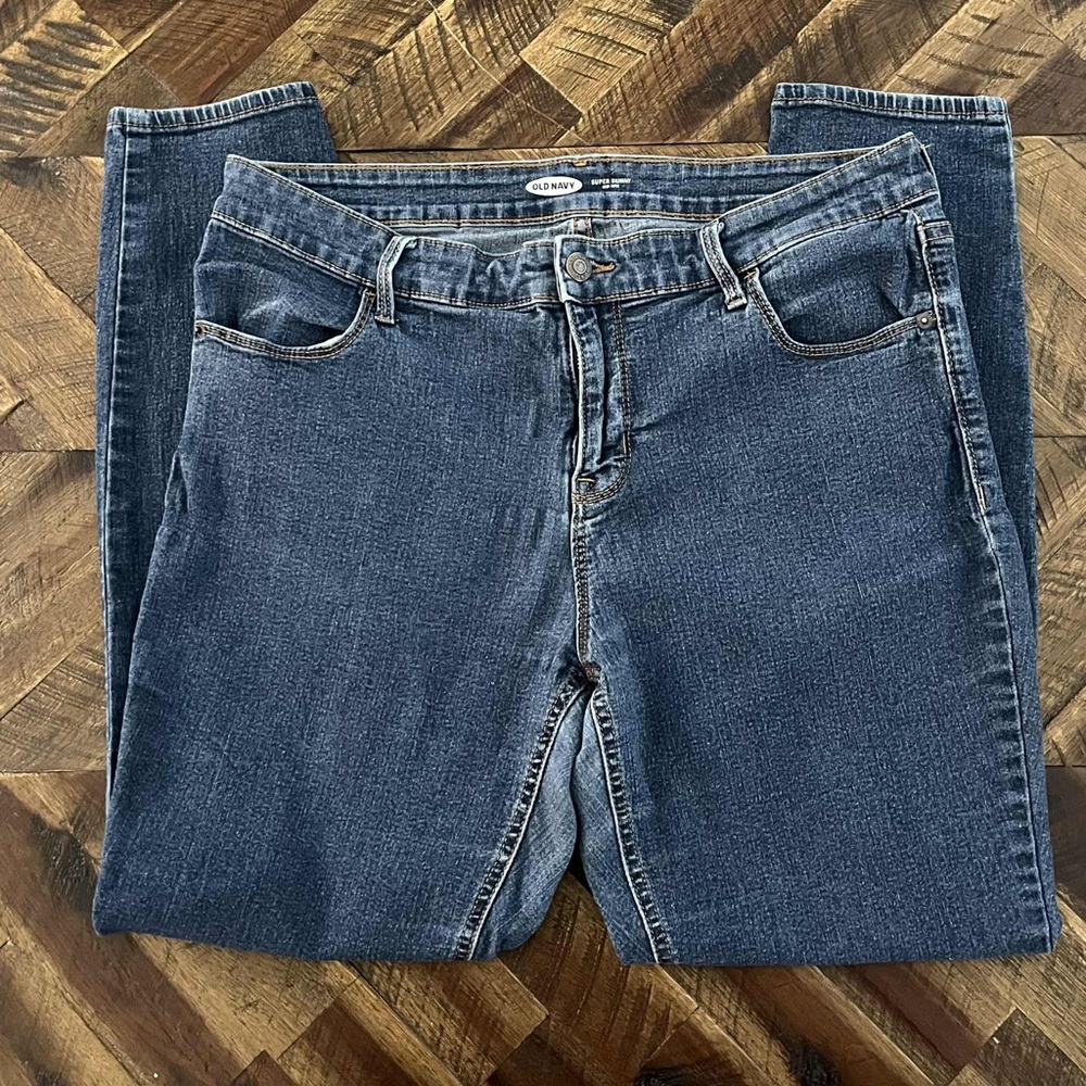 Old Navy Super Skinny Mid Rise Jeans